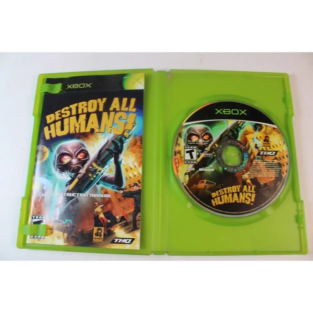 Destroy All Humans! (2005, Microsoft Xbox) Authentic, Complete, Tested